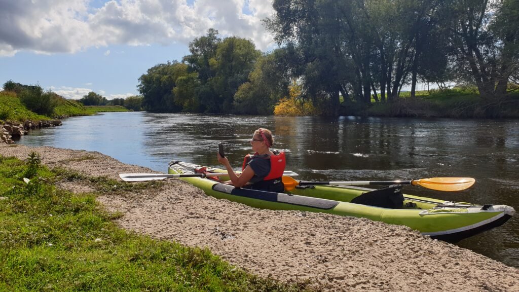 Kayak on the Wye